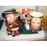 A Royal Doulton character jug, 'King Arthur and Gu