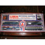 A boxed Lima electric trainset
