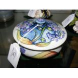 A Moorcroft bowl and cover, Limited Edition with a
