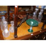Collectable glassware including decanters