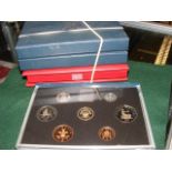 Four GB presentation coin sets