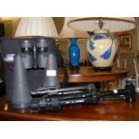 A pair of Sunagor binoculars with carrying case an