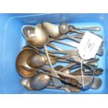 A selection of silver spoons, various hallmarks, t