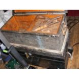 An old tool chest containing collectable tools and