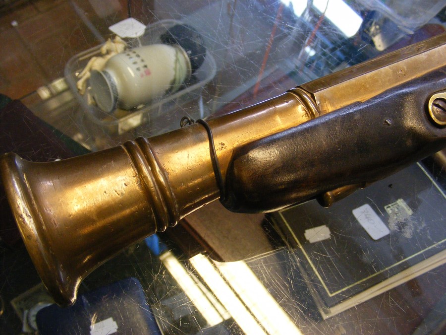 An antique blunderbuss - 62cms long - Image 12 of 12