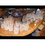 A collection of Edinburgh Crystal - brandy glasses