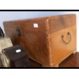 A small proportioned camphor wood chest - 73cms