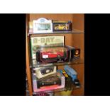 A collection of boxed die-cast vehicles - Corgi, L