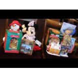 A selection of plush toys, including Mickey & Minn