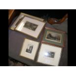 A series of framed Isle of Wight engravings and a