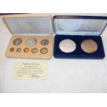 A Royal Coronation commemorative medal together wi