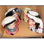 Four Royal Doulton character jugs - 'D'Artagnan',