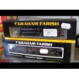 A boxed Graham Farish n gauge locomotive and tende