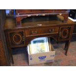 An Edwardian lady's dressing table - width 122cm