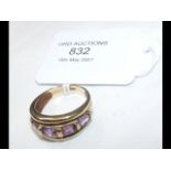 A 9ct dress ring