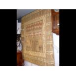 A 140cm square oriental wall tapestry