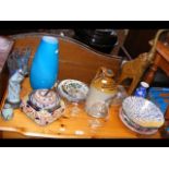 A medley of ceramic and glass collectables, etc.,
