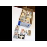 Various cigarette card sets and other