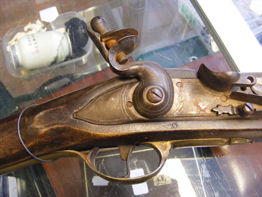 An antique blunderbuss - 62cms long - Image 6 of 12