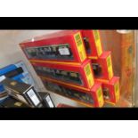 Six boxed Hornby 00 gauge carriages