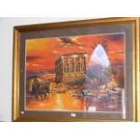 A print of Egyptian ancient civilisation