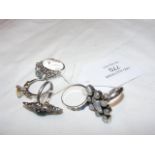 Five ladies dress rings