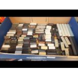 A box containing a large selection of n gauge coac