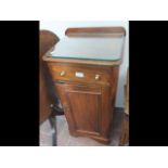 A Victorian mahogany pot cupboard