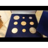 A Jersey gold and silver Limited Edition coin set