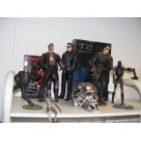 A quantity of boxed and unboxed Terminator figures