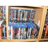 A generous assortment of Blu-ray DVD's (50+)