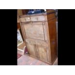 A French Secretaire Abattant with fitted interior