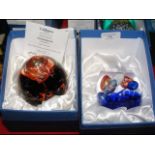 A boxed Caithness glass paperweight 'The Only Way