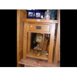 A modern oak sideboard - width 60cm