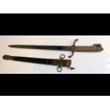 An antique Naval short sword by Gieve & Sons of Po