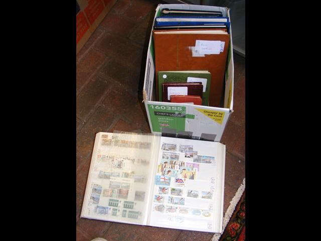 A box of eleven albums of World and Commonwealth s
