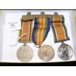 Two First World War medals - Private Buckett, toge