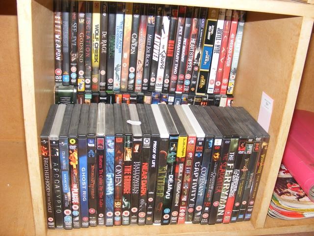 A generous assortment of DVD's (50+)