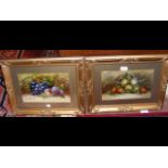 A pair of oil on board still life paintings by Eve