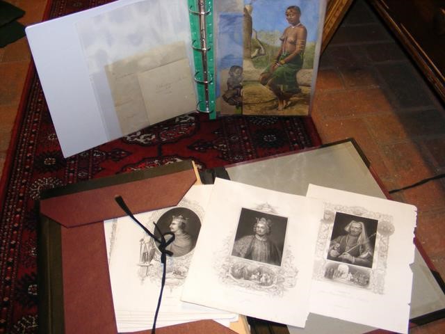 A folio of paintings by A.E Twinning together with