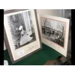 A silver photo frame with photograph of The