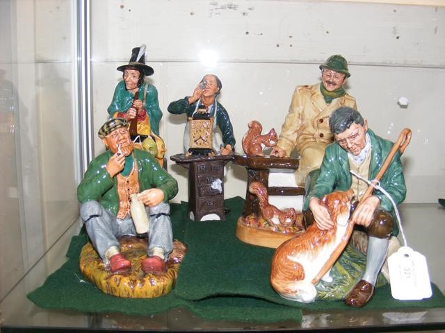 Five Royal Doulton figurines - 'The Master', 'The