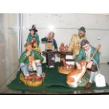 Five Royal Doulton figurines - 'The Master', 'The