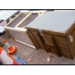 An 'as new' small animal hutch