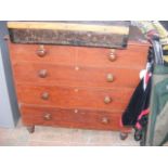 A chest of two short and three long graduated draw