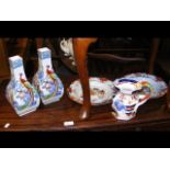 A selection of Masons Ironstone china including a