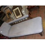 A late 19th century chaise lounge