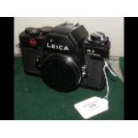 A Leica R3 electronic SLR camera
