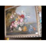 VANDERMAN - still life oil on board, signed bottom