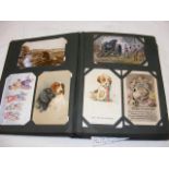 A postcard album - GB and other